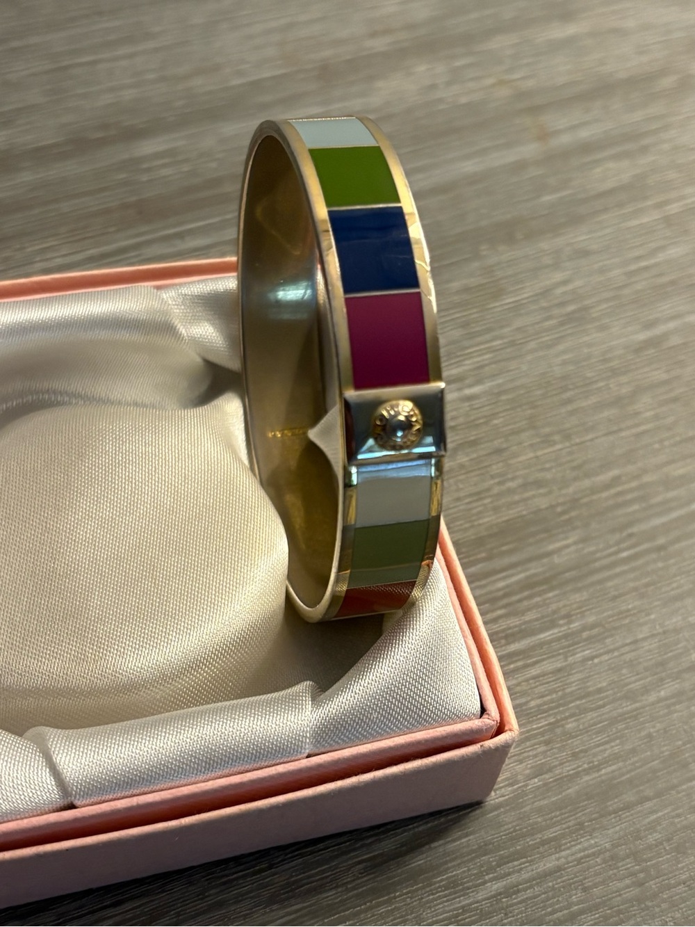 Coach Legacy Multicolor Bangle Bracelet